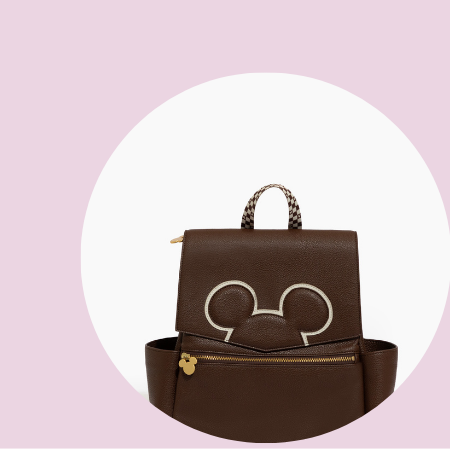 Disney Mocha Mickey Mouse Mini Classic Diaper Bag