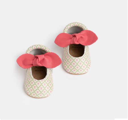 Bow Peep Knotted Bow Baby Shoe