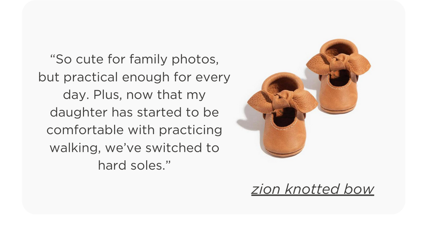 Zion Knotted Bow Baby Shoes