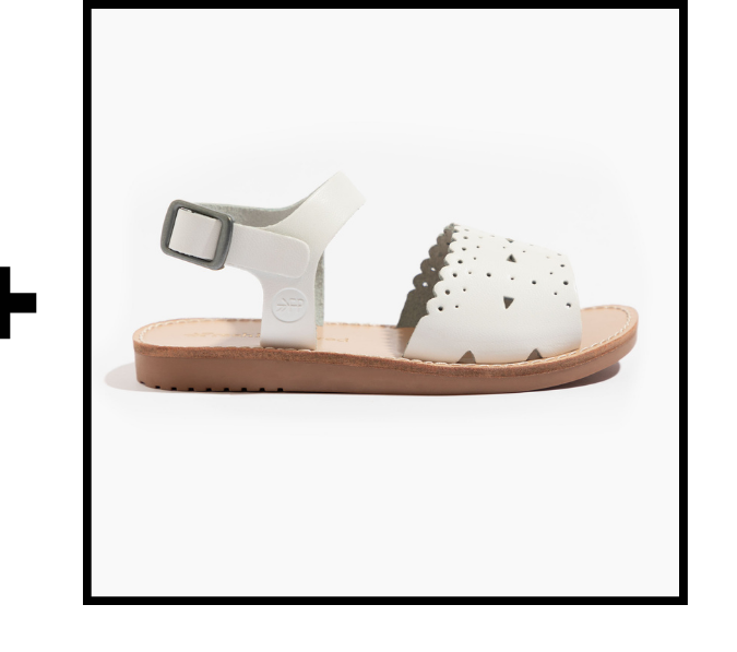 White Patent Laguna Sandal