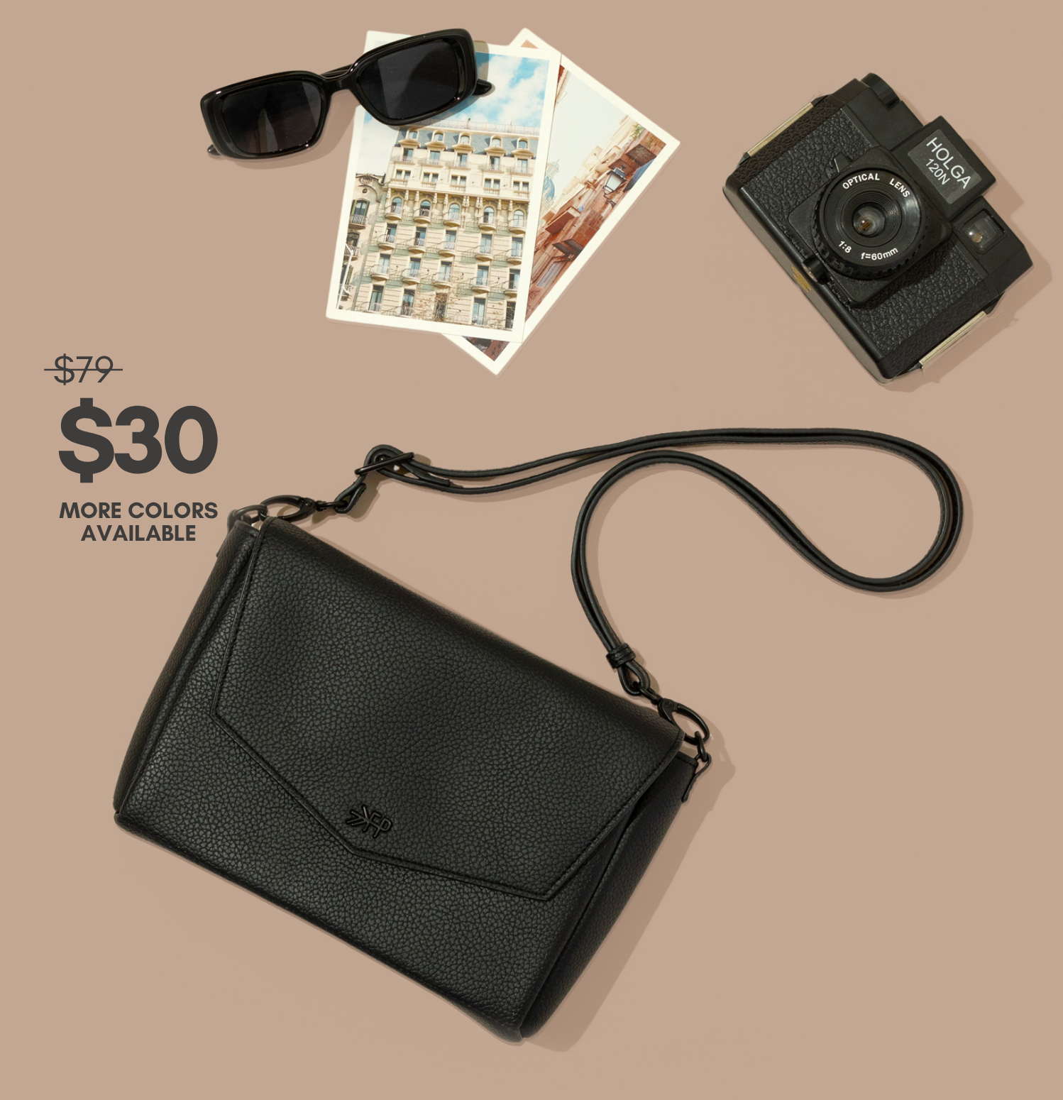 Ebony Classic Crossbody