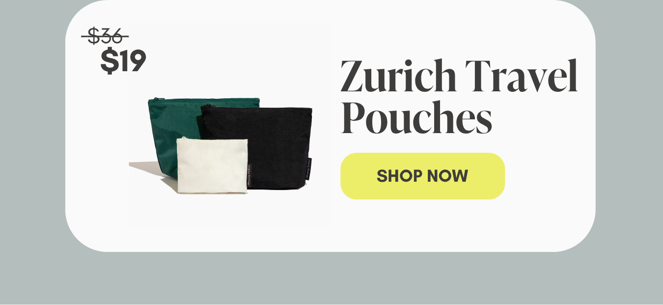 Zurich Travel Pouches