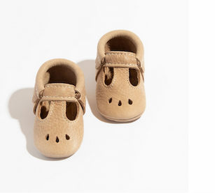 Weathered Brown Mary Jane Baby Shoe