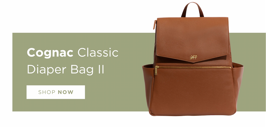 Cognac Classic Diaper Bag II
