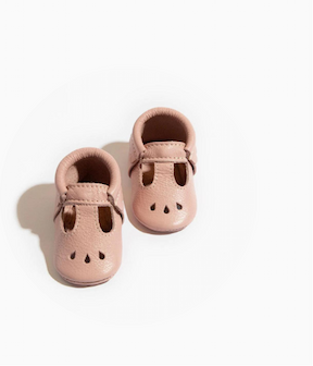 Blush Mary Jane Baby Shoe
