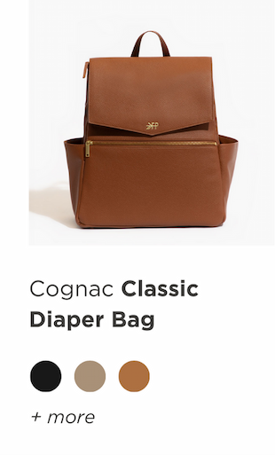 Cognac Classic Diaper Bag II