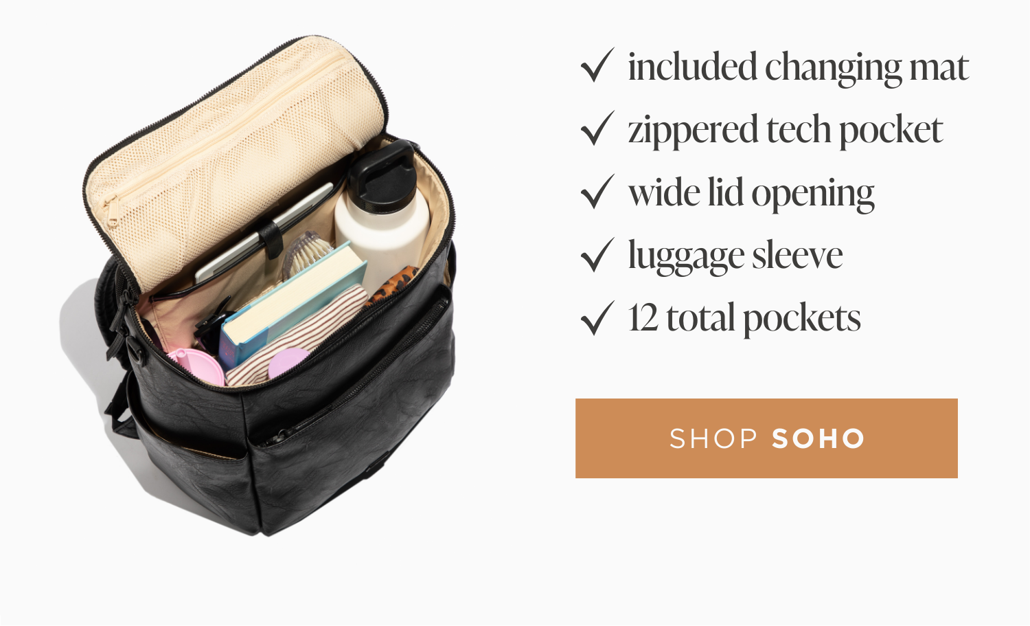 Ink Soho Diaper Bag