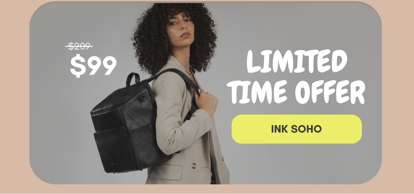 Ink Soho Diaper Bag