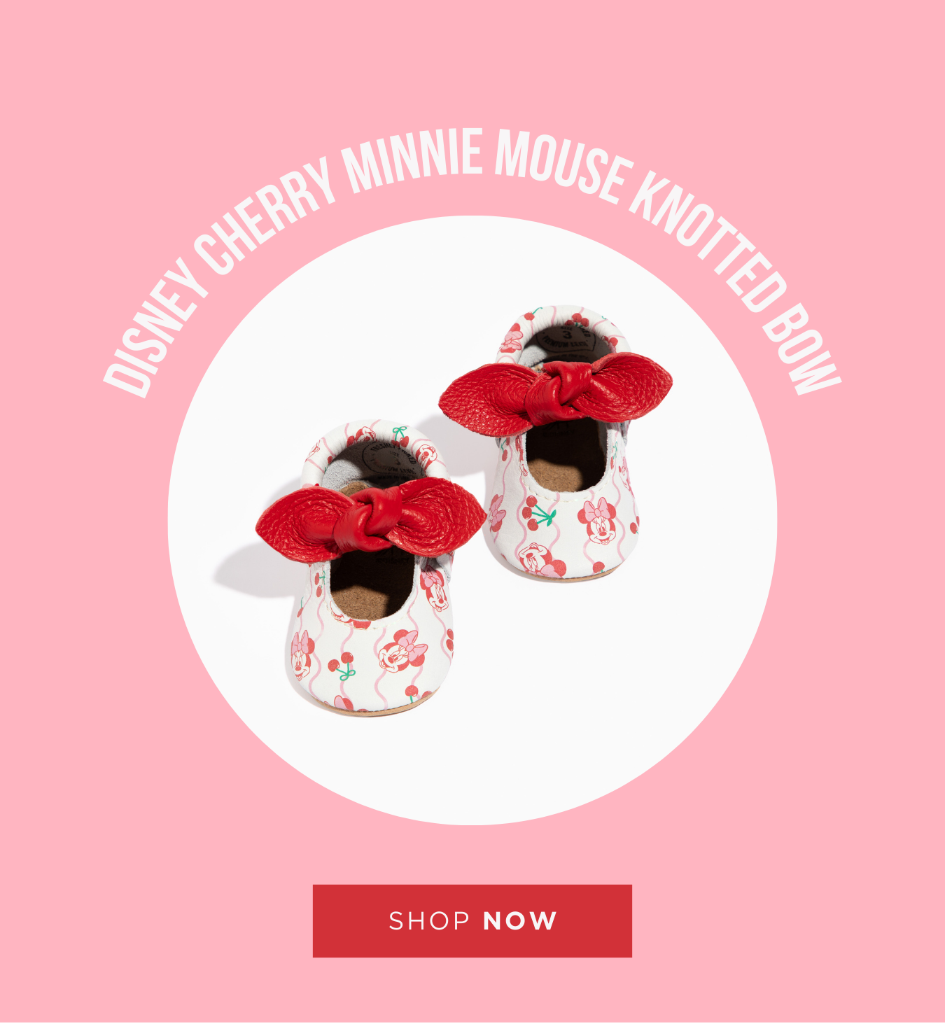 Disney Cherry Minnie Mouse Knotted Bow