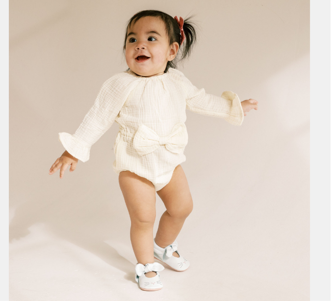 Bunny Knotted Bow Mocc