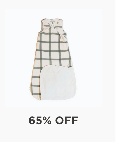 Indigo Windowpane Blanket Sleeper