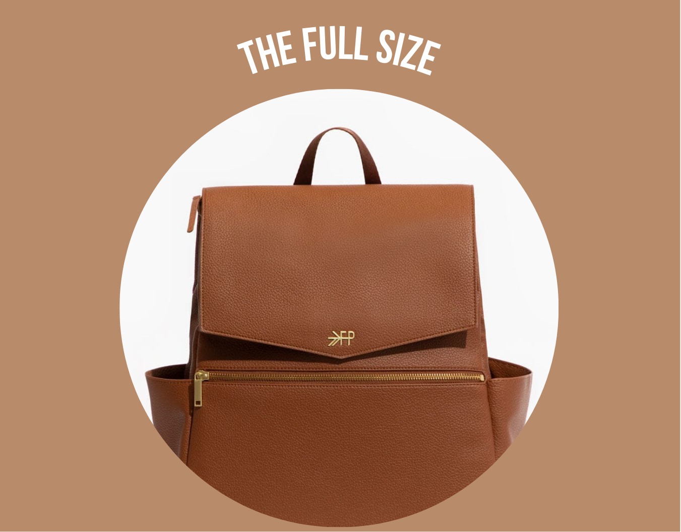 Cognac Classic Diaper Bag II