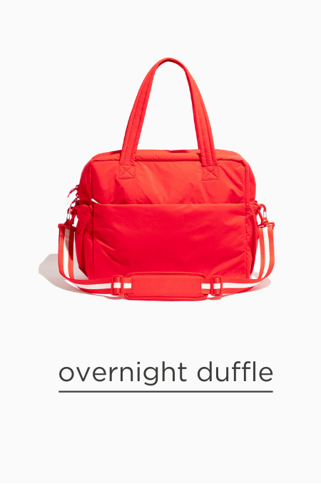 Cherry Motion Overnight Duffle