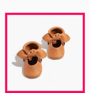 Zion Knotted Bow Baby Shoe