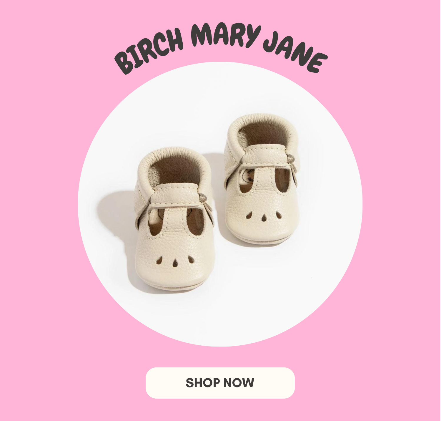 Birch Mary Jane Baby Shoe