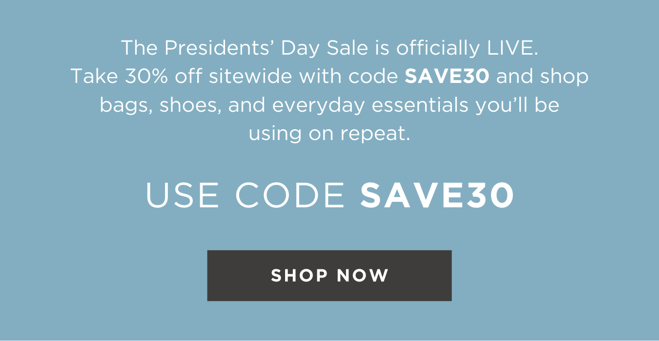 Shop the presidents' day sale!