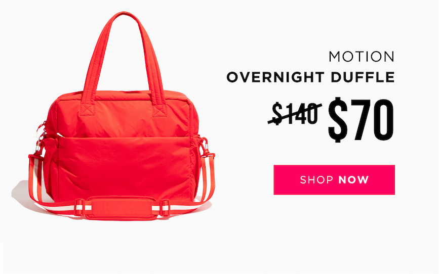 Cherry Motion Overnight Duffle