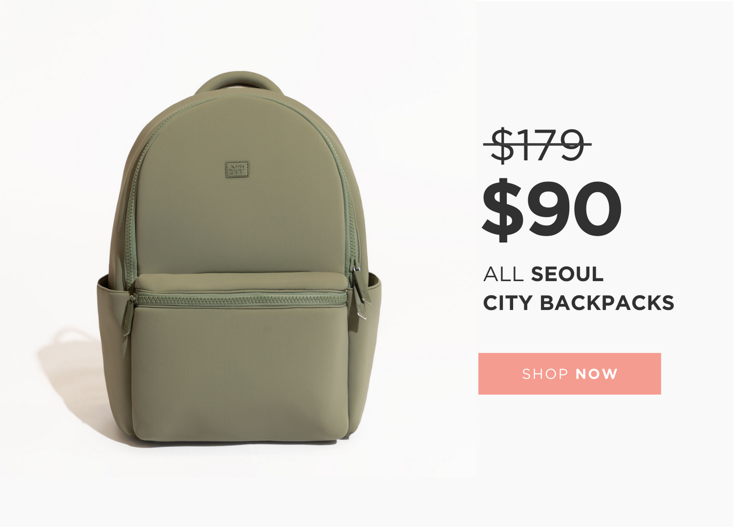 Sage Seoul Neoprene City Backpack