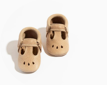 Weathered Brown Mary Jane Baby Shoe