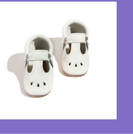 Newborn Bright White Baby Shoe