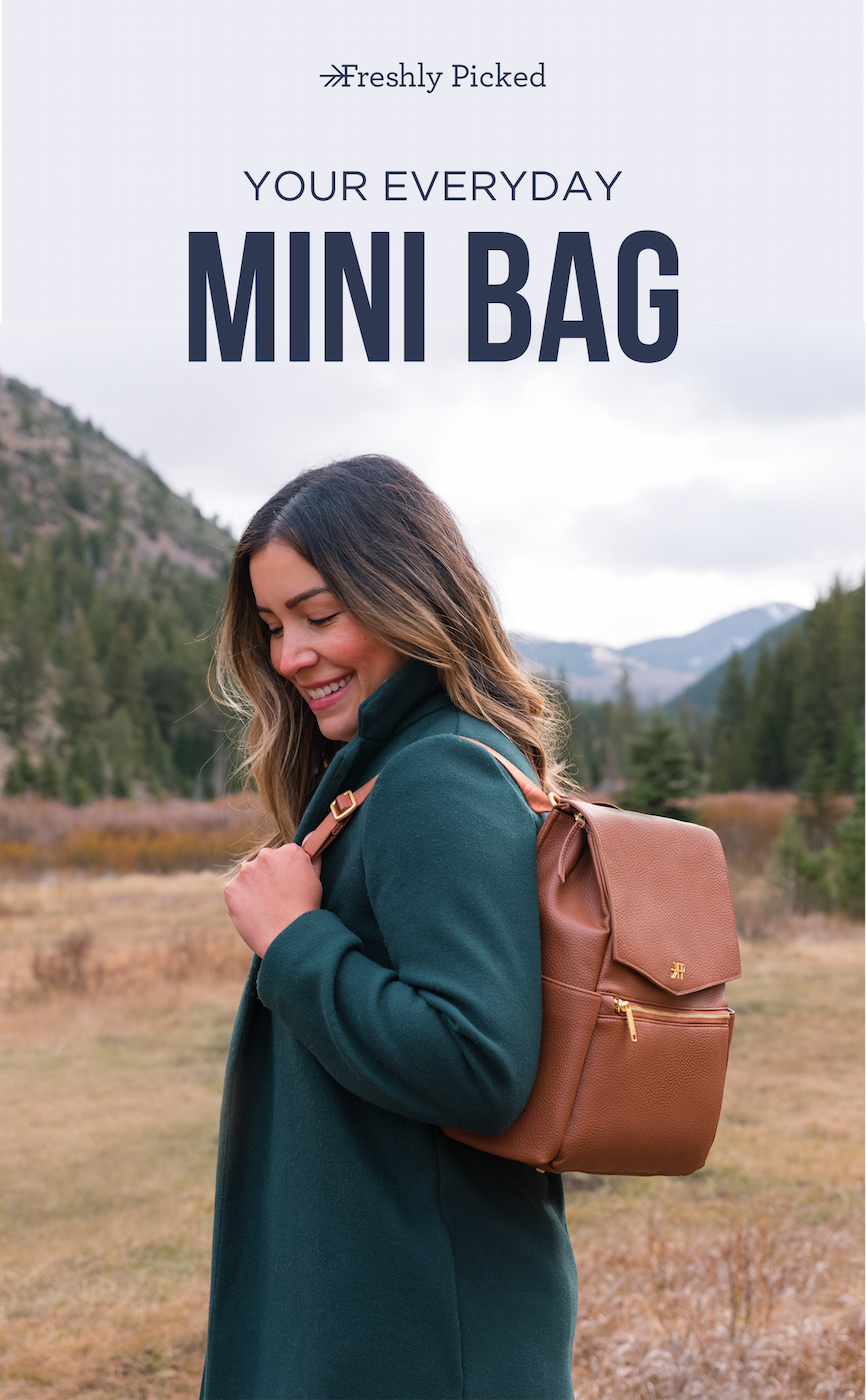 Cognac Mini Diaper Bag