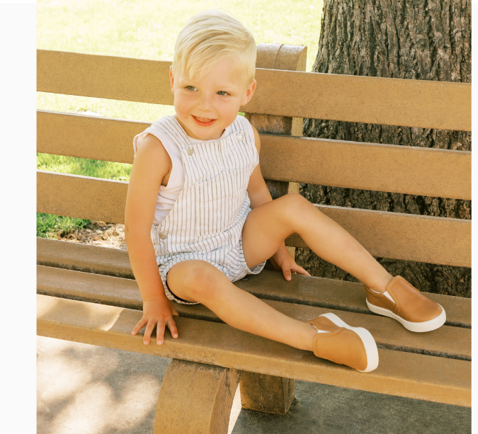 Weathered Brown Slip-On Sneaker