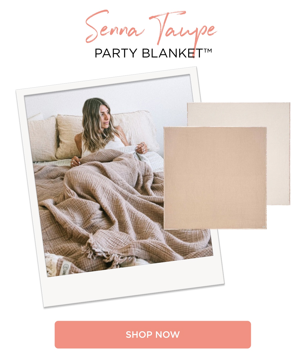 Senna Taupe Party Blanket™ [SHOP NOW]