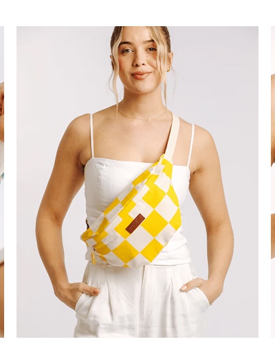 Checker Bum Bag