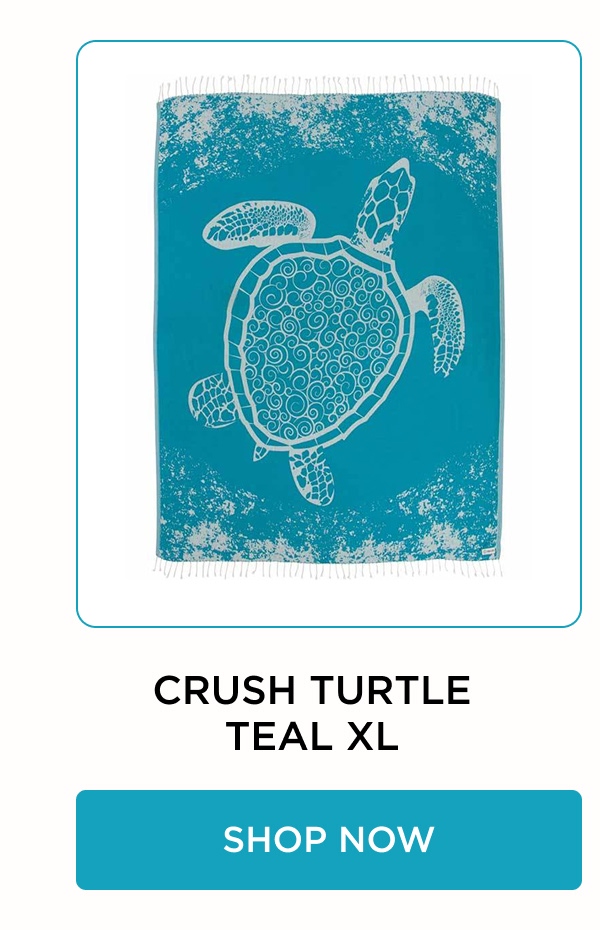 CRUSH TURTLE TEAL XL [SHOP NOW]