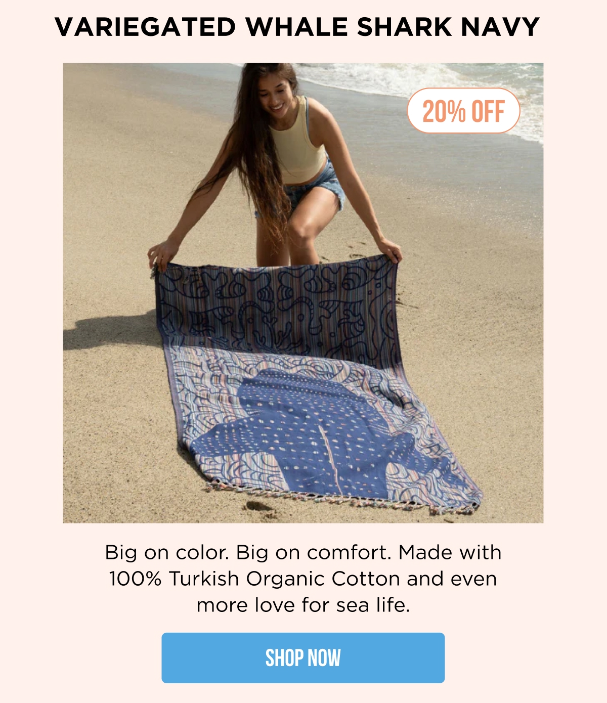 Variegated Whale Shark navy