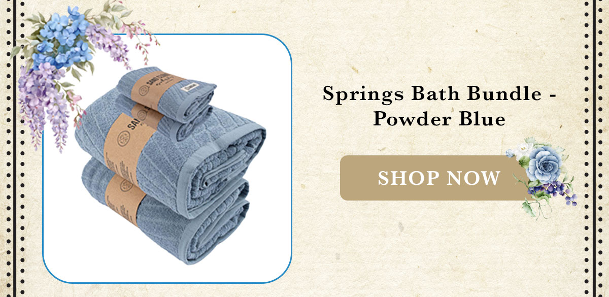Springs Bath Bundle Powder Blue