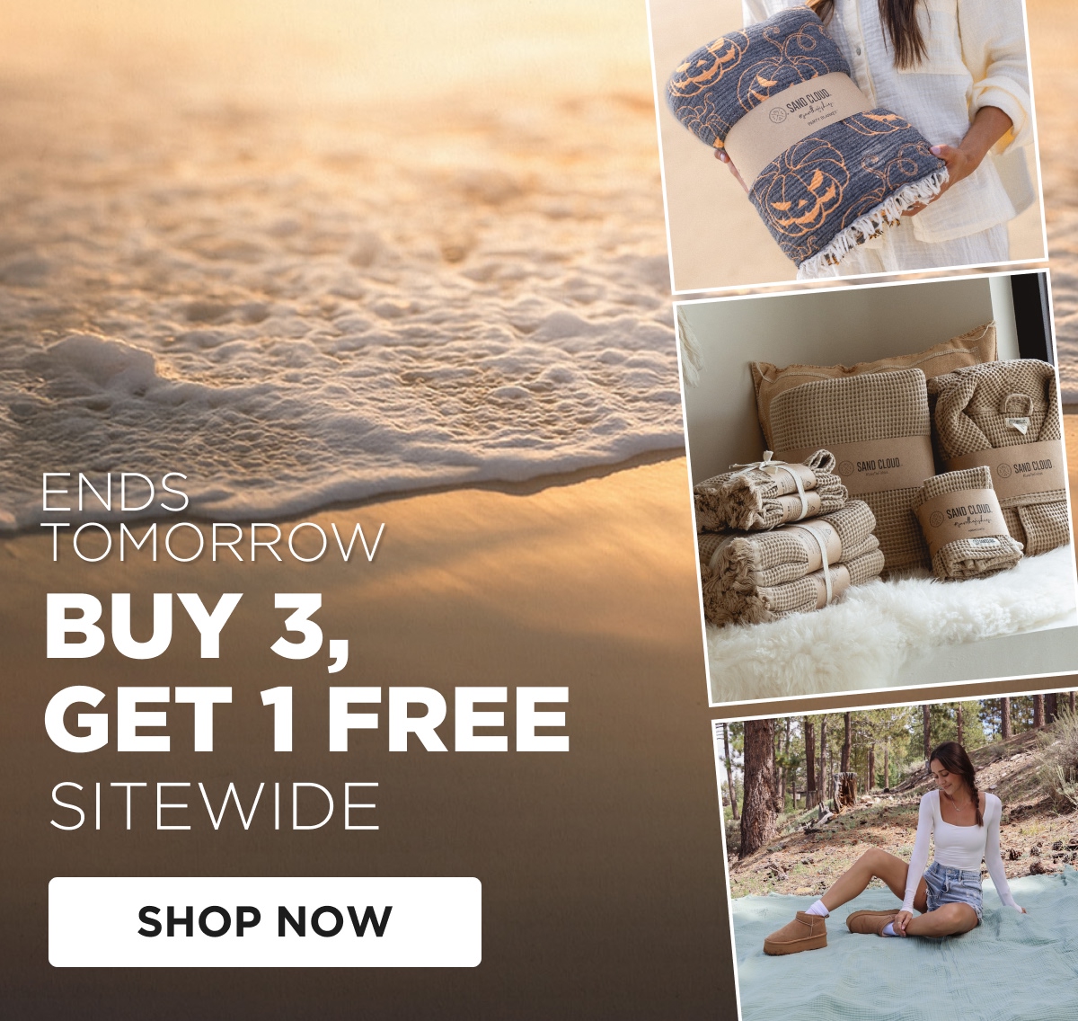 ENDS TOMORROW BUY 3, GET 1 FREE SITEWIDE [SHOP NOW]