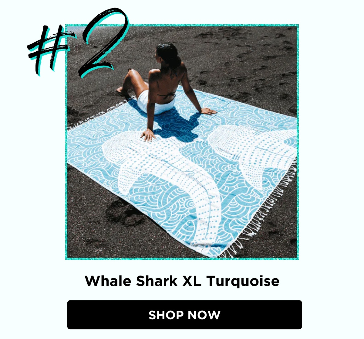#2  Whale Shark XL Turquoise [ SHOP NOW ]
