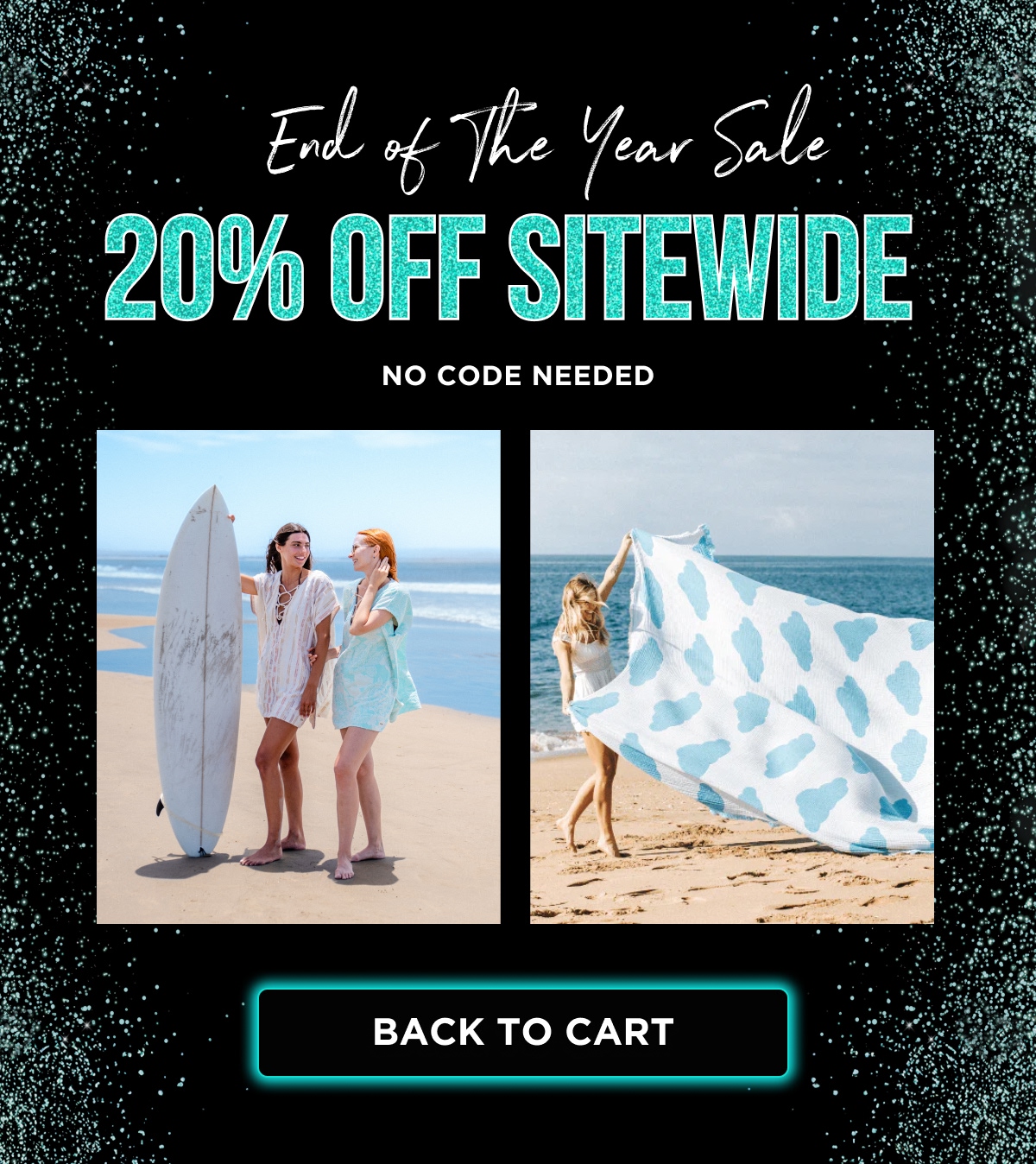 Come back! Ocean vibes are calling | 25% off | 