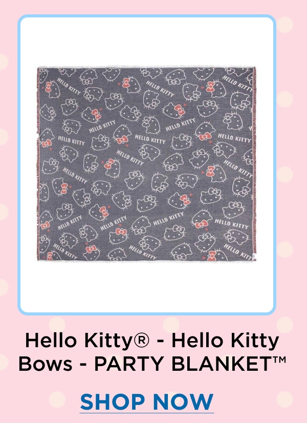 Hello Kitty® – Hello Kitty Bows – PARTY BLANKET™ [[SHOP NOW]]