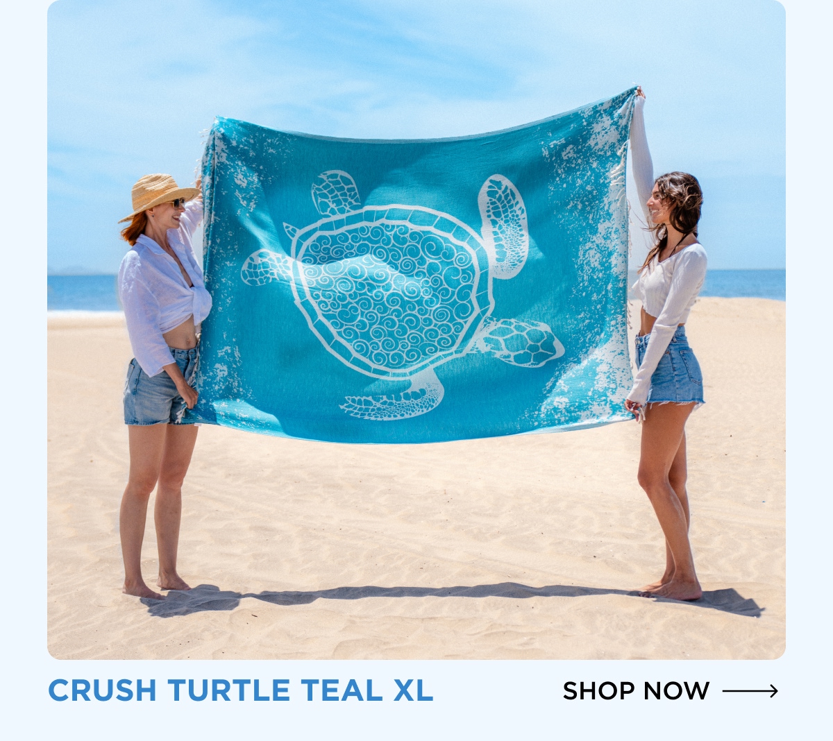 CRUSH TURTLE TEAL XL [SHOP NOW]