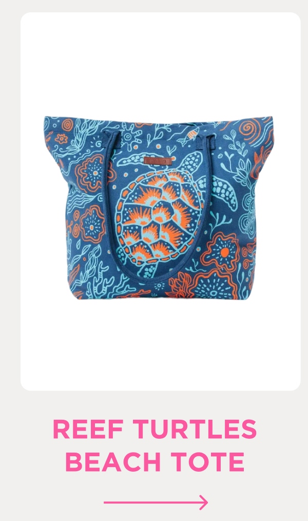 REEF TURTLES BEACH TOTE