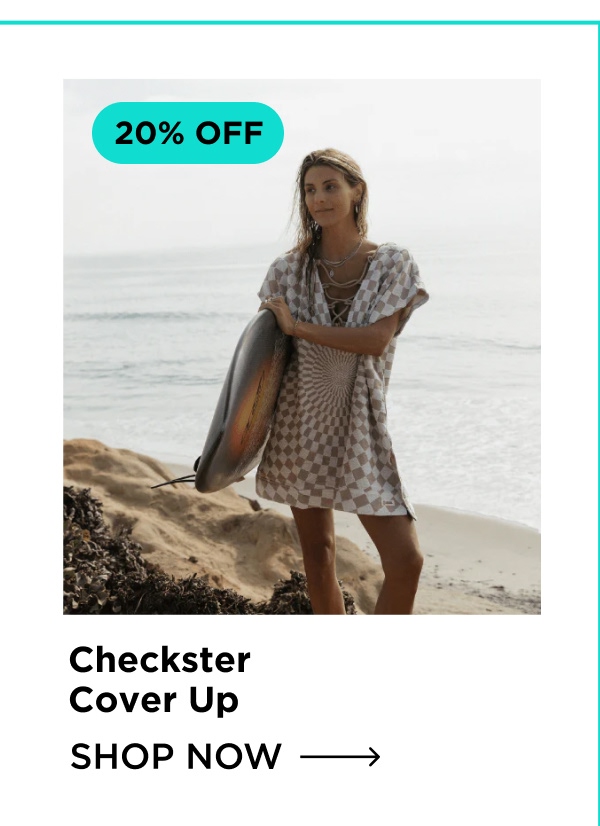 20% OFF  Checkster Cover Up [SHOP NOW →]