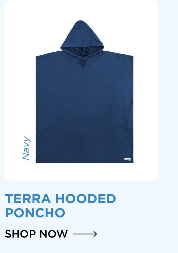 TERRA HOODED PONCHO [SHOP NOW]
