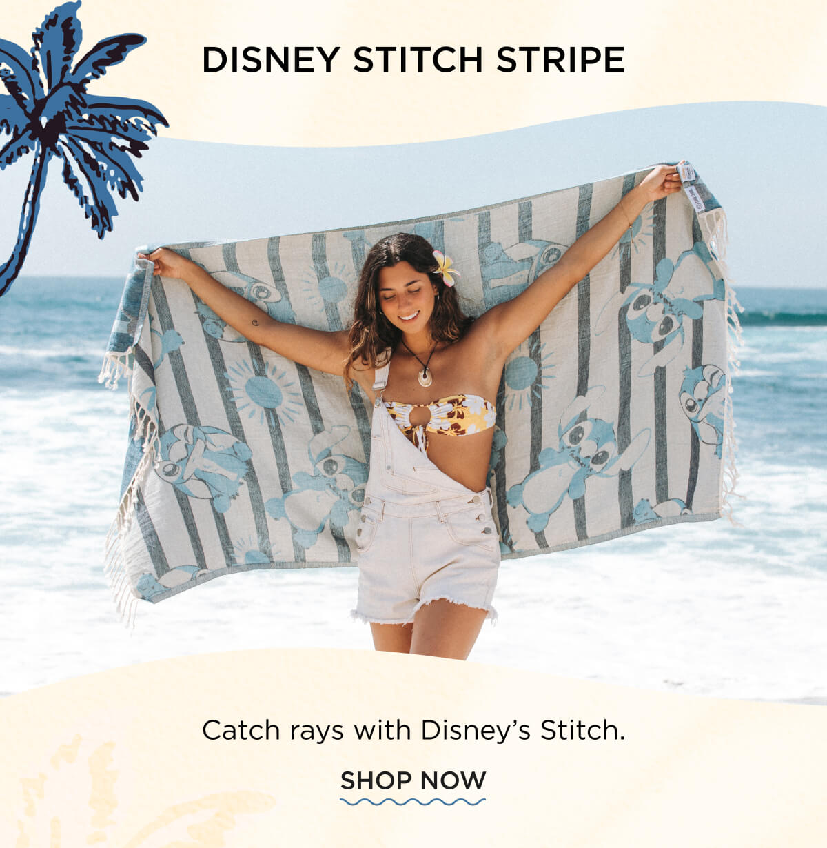 Disney Stitch Stripel; Catch rays with Disney's Stitch