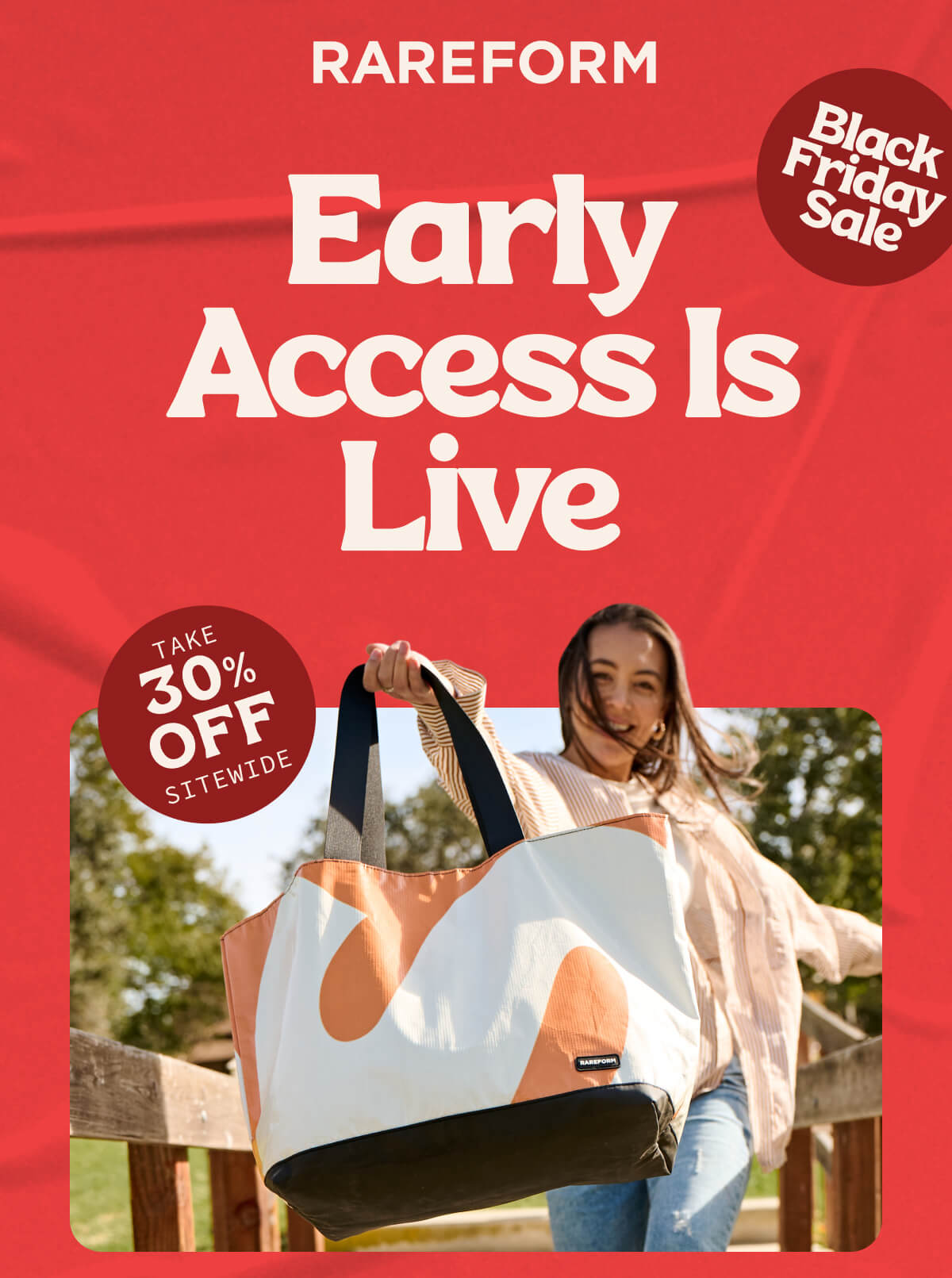 RAREFORM | Black Friday Sale | Early Access Is LIVE: Take 30% Off SITEWIDE*