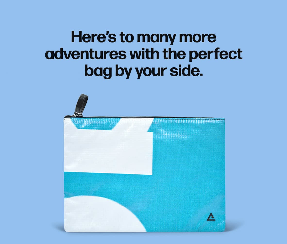 Here's to many more adventures with the perfect bag by your side.