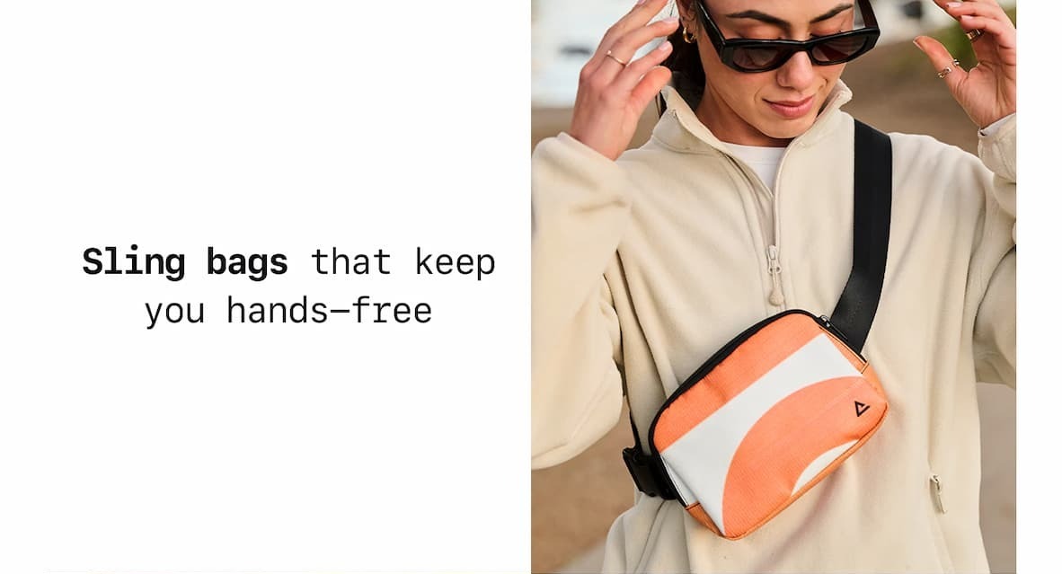 Sling bags that keep you hands-free