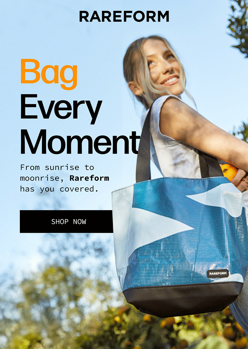 Rareform | Bag Every Moment | From sunrise to moonrise, Rareform has you covered. | [SHOP NOW]