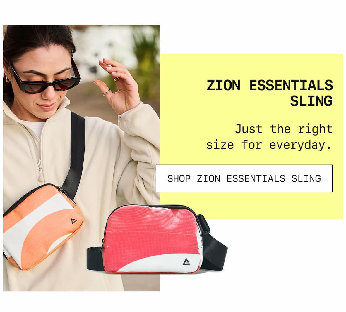 Zion Essentials Sling Just the right size for everyday. Shop Zion Essentials Sling