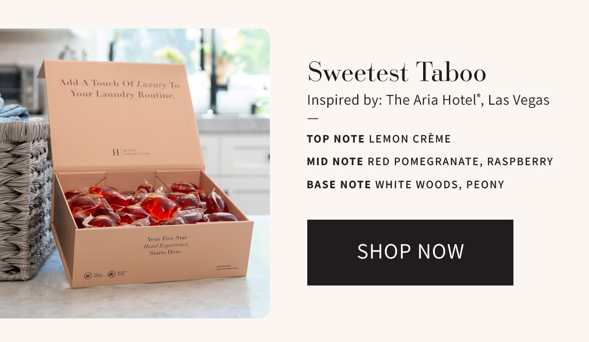 Introducing Laundry Pods by Hotel Collection Aroma360