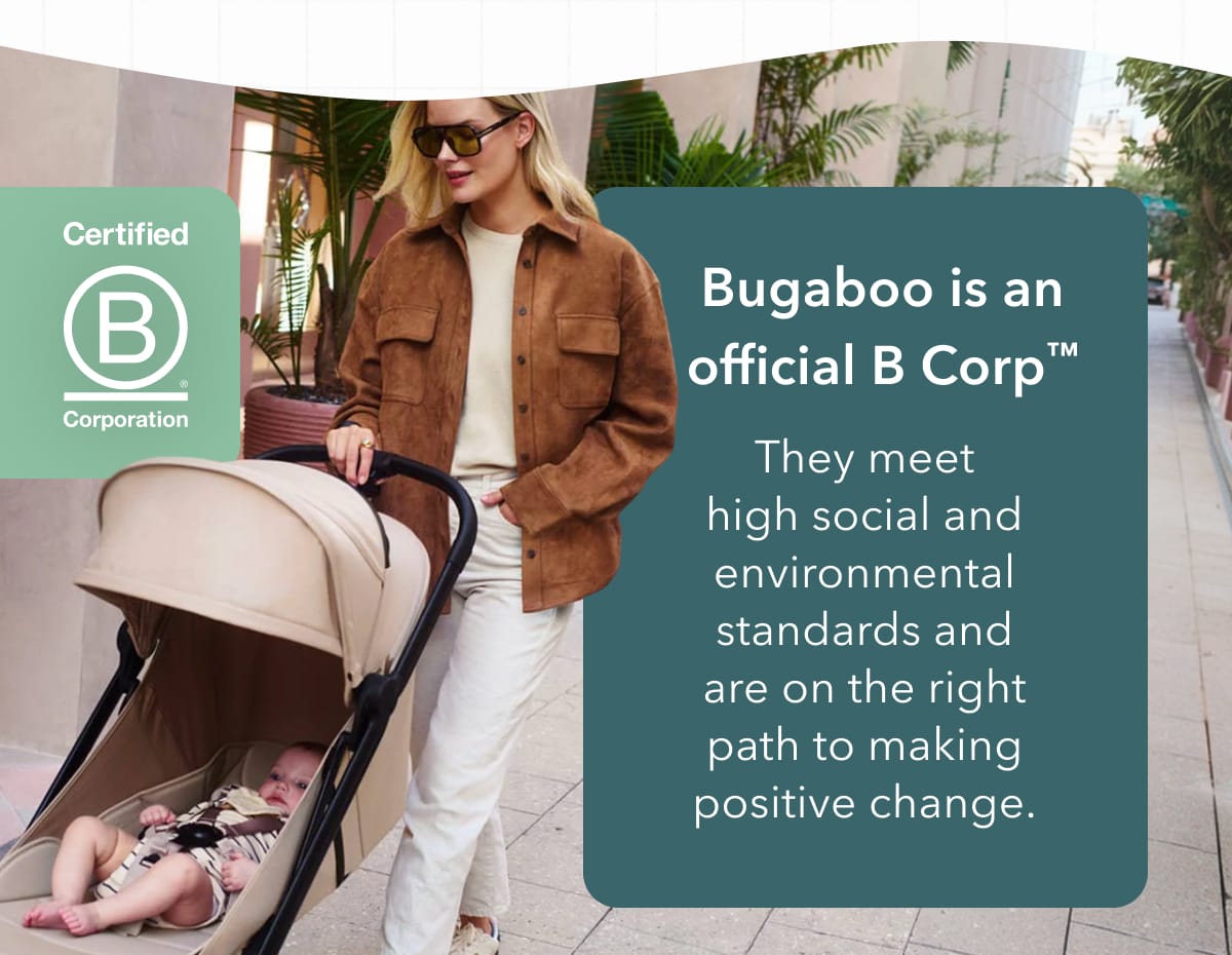 Bugaboo is an official B Corp 