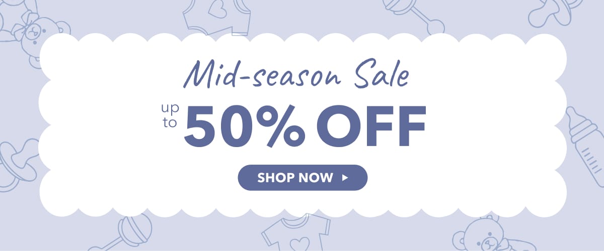 Mid-season sale - up to 50% off - SHOP NOW 