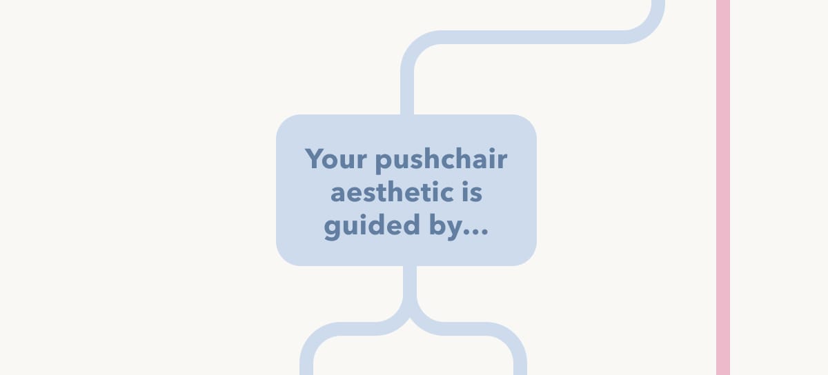 Your pushchair aesthetic is guided by... 