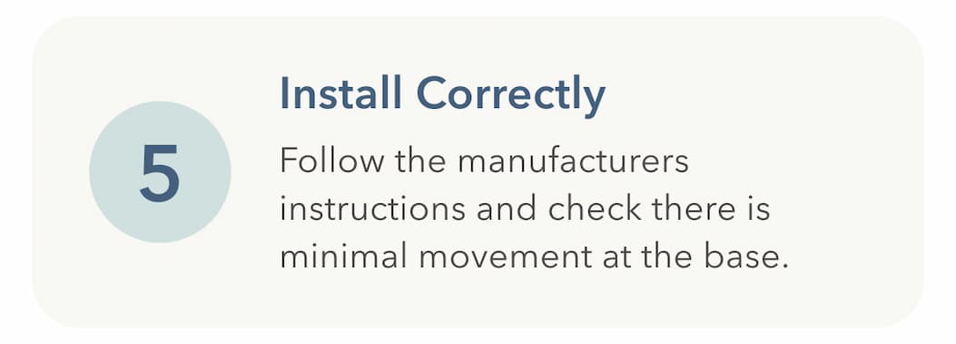 Install Correctly